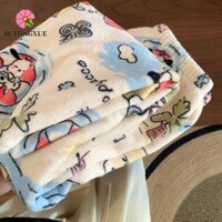 Sutongxue Kitty Cat Pyjama Quần, Crayon Shin-chan Snoopy Flannel Đồ Ngủ Lông Cừu, Gấu Ngọt Hoạt Hình Quần Vải Co Giãn Dày Ấm Áp Nữ