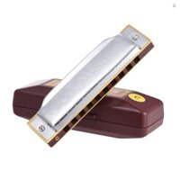 Suzuki 1072-C Folkmaster Tiêu chuẩn 10 lỗ Diatonic Harmonica Key of C 20 tông màu dành cho học sinh mới bắt đầu