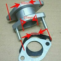 Suzuki GS125 / GN125 Dây Xích Máy Sửa Đổi CG125 Bộ Chế Hòa Khí Xe Máy Khớp Giao Diện Nhôm Đầu Vào Không Khí