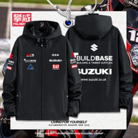 Suzuki SUZUKI GSX-R1000R Xe Máy Hàng Hóa Có Mũ Trùm Đầu Áo Khoác Thu Đông Áo Khoác Dòng Chảy