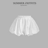 Suzy Skirts - Quần váy nữ trái bí phồng lưng chun tôn dáng xinh xu hướng mùa hè du lịch thường ngày