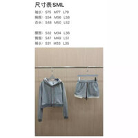 SVZ3 MIU MIU 24 Early Autumn New Fashion Embroidery Letter Simplicity Short Hooded Long Sleeve Sweater＋Straight Shorts Suit