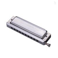 Swan Chromatic Harmonica 10 lỗ 40 tông màu Chìa khóa bạc C với hộp tinh tế