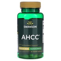 Swanson AHCC Maximum Strength 500 mg 60 Veggie Capsules