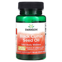 Swanson Black Cumin Seed Oil 500 mg 60 Liq Veggie Caps