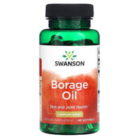 Swanson Borage Oil 1 g 60 Softgels