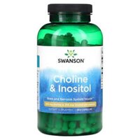 Swanson Choline & Inositol 250 mg 250 Capsules