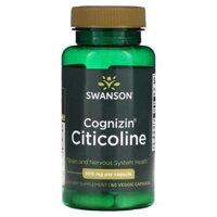 Swanson Cognizin Citicoline 500 mg 60 Veggie Capsules