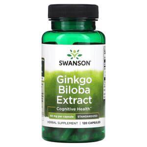 Swanson Ginkgo Biloba 24% 240 viên - Viên uống bổ não và tăng cường trí nhớ
