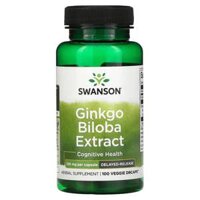 Swanson Ginkgo Biloba Extract 120 mg 100 Veggie DRcaps