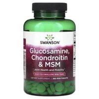 Swanson Glucosamine Chondroitin & MSM 360 Mini Tablets