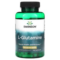 Swanson L-Glutamine 500 mg 100 Capsules
