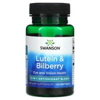 Swanson Lutein & Bilberry 120 Softgels