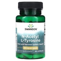 Swanson N-Acetyl L-Tyrosine 350 mg 60 Capsules