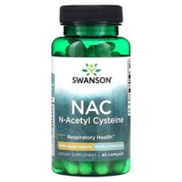 Swanson NAC N-Acetyl Cysteine 1.000 mg 60 Capsules