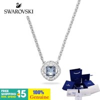 Swarovski Nguyên Bản ANGELIC Vuông Màu Vòng Cổ Bạc Sterling Vòng Cổ Ngọc Trai Trang Sức Vòng Cổ Nữ Quà Tặng Chị Vòng Cổ Tay Trang Sức Đơn Giản Vòng Cổ Quà Tặng Kỷ Niệm Vòng Cổ Nữ Chính Hãng Dây Chuyền Swarovski