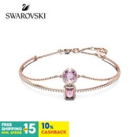 Swarovski Vòng Tay Màu Hồng Nhạt Sang Trọng Cho Nữ