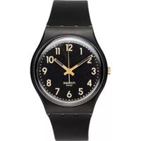 Swatch Watch, Unisex Swiss Golden Silicone, 34mm