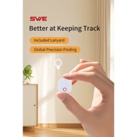 Swe Smart Finder LOW POWER, Mini GPS Tracker Bluetooth Thiết bị chống mất cho thú cưng Túi trẻ em Ví Theo dõi Phụ kiện định vị công cụ tìm thông minh