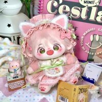 Sweet girl piupiu cotton doll 20cm boneless naked baby plush doll dress-up doll gift for girls