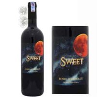 Sweet Moon Rosso Dolce –  vang ngọt đỏ Italia 10,5% vol 750ml