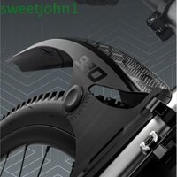 Sweetjohn Xe Đạp Vỏ Cứng Chắn Bùn, Xe Đạp Nhẹ Có Thể Điều Chỉnh Phía Trước Phía Sau Chắn Bùn, Xe Đạp Đường Bộ Nhựa Bánh Trước / Sau PVC MTB Bicyele Fender Phụ Kiện Xe Đạp