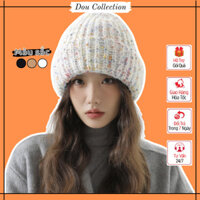 🍇Sweetybox🍇Mũ Len Unisex, Nón Len Nữ Trơn Chấm Bi Nhiều Màu Sắc Dày Ấm Phong Cách Hàn Quốc Thời Trang Thu Đông - Mã NL058