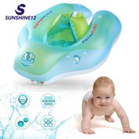 Swimbobo bé vòng bơi nằm nhẫn với Seat Pocket Chống-trượt trẻ em bơi Vòng Nách Vòng 【 sunshine12 】