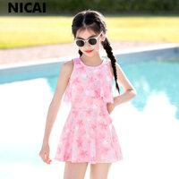 swimming suit kids girl one piece swimsuit swim dresses Skirt-style uv protection modest swimwear