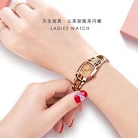 Swiss Đồng Hồ Cơ Tự Động Chống Thấm Nước Màu Dạ Quang Phong Cách Cổ Điển Cho Nữ