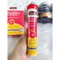 Swisse High Strength Vitamin C Effervescent - Viên Sủi Bổ Sung Vitamin C 1000mg - 20 Viên