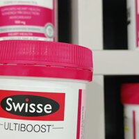 SWISSE ULTIBOOST CO-ENZYME Q10 150mg/50v(Thuốc bổ t.im mạch Swisse Ultiboost Co Enzyme Q10 150mg/hộp 50 viên)