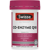 Swisse Ultiboost Co-Enzyme Q10 150mg 50 Capsules