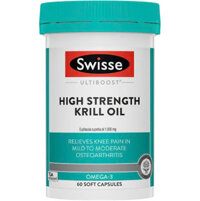 Swisse Ultiboost High Strength Krill Oil 1000mg 60 Capsules