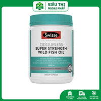 Swisse Ultiboost Odourless Wild Fish Oil - Viên Uống Dầu Cá Đại Dương Không Mùi - 200 Viên