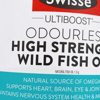 SWISSE ULTIBOOST ODOURLESS HIGH STRENGTH WILD FISH OIL 1500mg/400v(𝐕𝐢𝐞̂𝐧 𝐔𝐨̂́𝐧𝐠 𝐃𝐚̂̀𝐮 𝐂𝐚́ 𝐇𝐚̀𝐦 𝐋𝐮̛𝐨̛̣𝐧𝐠 𝐂𝐚𝐨 𝐊𝐡𝐨̂𝐧𝐠 𝐌𝐮̀𝐢)