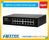 Switch 16 Port Gigabit APTEK SG1160