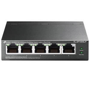 Switch 5 Cổng 10/100Mbps với 4 Cổng PoE TP-Link TL-SF1005LP
