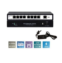 Switch 8 Ports POE SH-1008P-E Hikvision chuyển mạch Smart Line