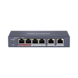 Switch cấp nguồn PoE 4 Port Hikvision DS-3E0106P-E/M