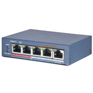 Switch cấp nguồn PoE 5 Port Hikvision HDS-SW104POE