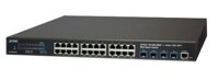 Switch chia mạng PLANET 24-port 10/100/1000Mbps + 4-port GS-2240-24T4X