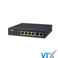 Switch chia mạng PLANET FSD-604HP 4port PoE + 2port 10/100TX