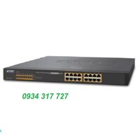 Switch chia mạng PLANET 16-port GSW-1600HP 10/100/1000Mbps PoE
