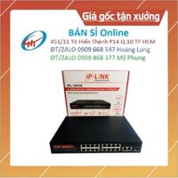 Switch chia mạng POE 16 Port IP-Link + 2 Uplink 100/1000 Mbps - Switch 16 Port IPL - SP001390