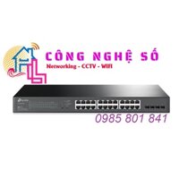 Switch chia mạng PoE TL-SG2428P (24× gigabit PoE+ 4× gigabit SFP) TL-SL2428P. Hàng chính hãng TP-LINK có CO,CQ