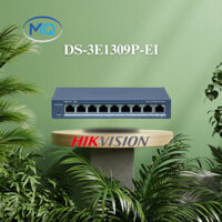 Switch Chia Mạng Thông Minh 8 Cổng Poe Hikvision DS-3E1309P-EI Quản Lý Bằng Phần Mềm