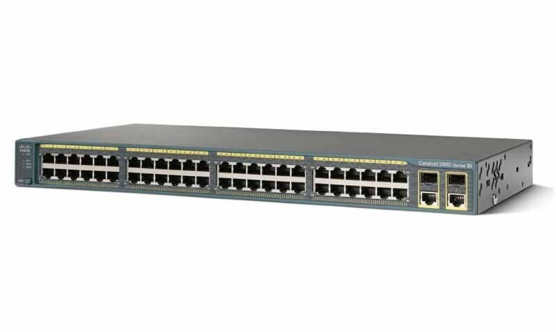 Switch Cisco Catalyst WS-C2960+48TC-S - 48 ports