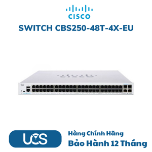 Switch CISCO CBS250-48P-4X-EU