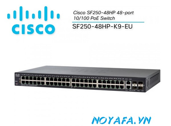Switch Cisco SF250-48HP-K9-EU - 48 port
